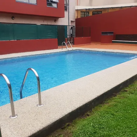 Apartamento Piso con piscina en Sada Exterior foto